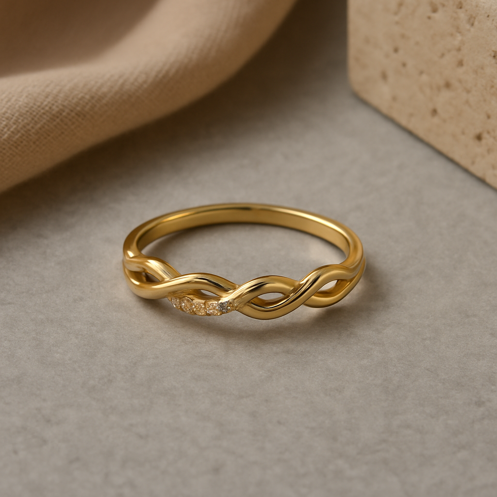Woven Sparkle Ring