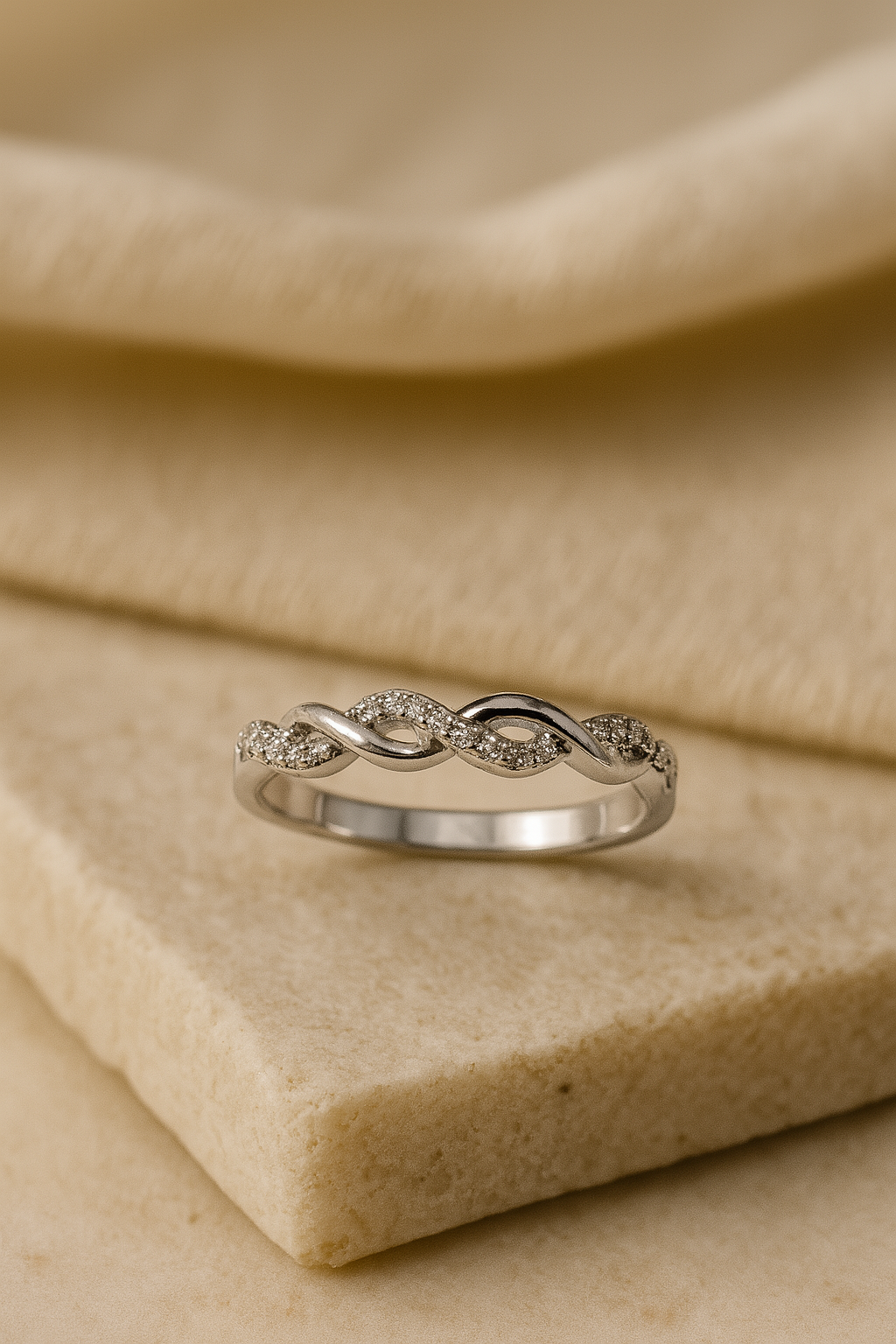 Woven Sparkle Ring
