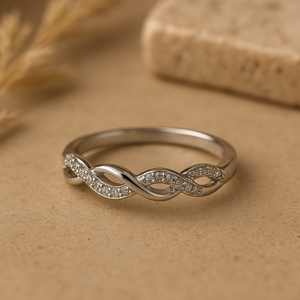 Woven Sparkle Ring