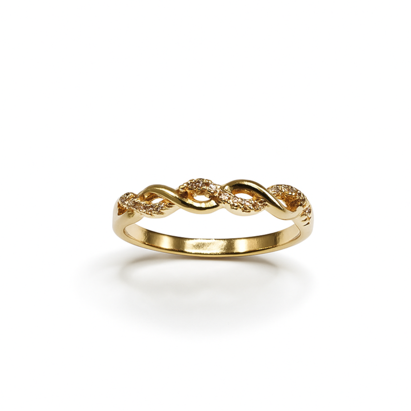 Woven Sparkle Ring