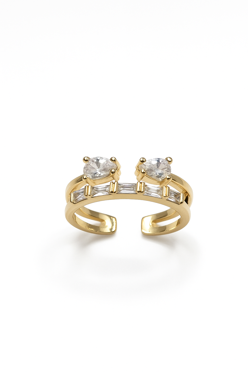 Layered Gem Ring