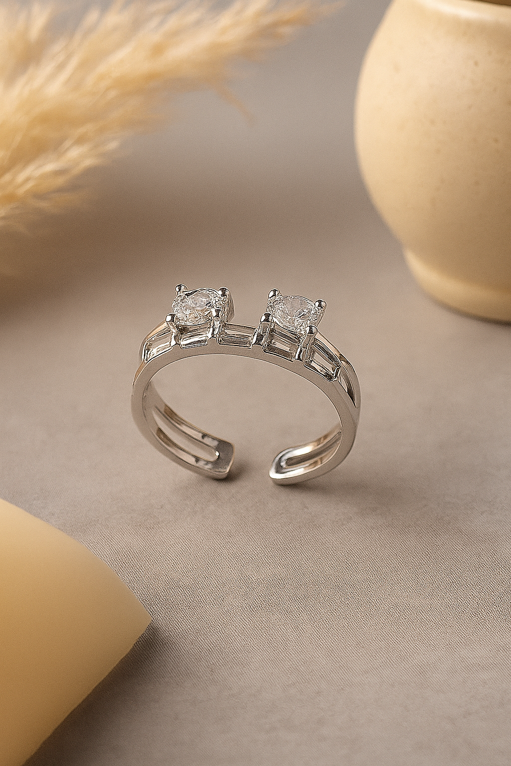 Layered Gem Ring