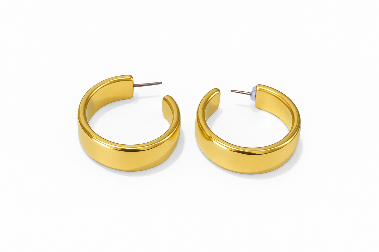 Gold Chunky Hoops