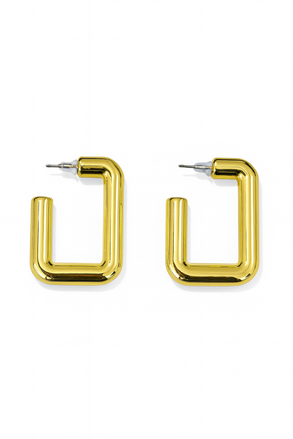 Tube Rectangle Earrings