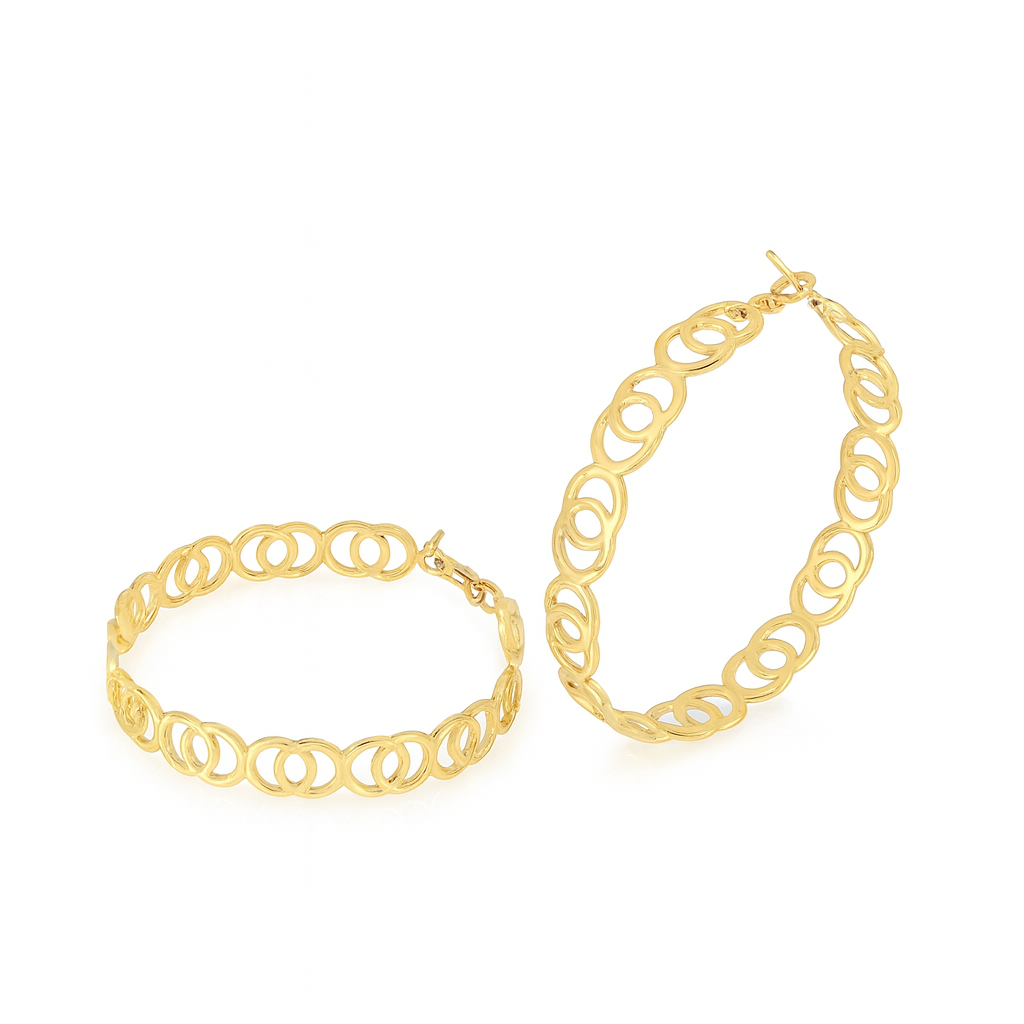 Braided Link Earrings