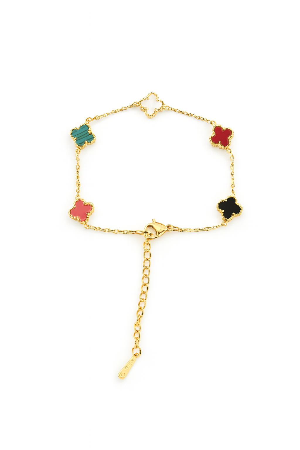 Multicolor Clover Bracelet