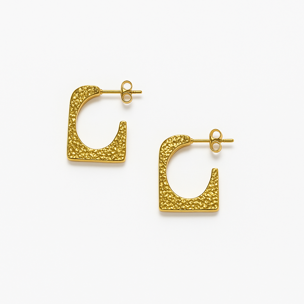 Golden Terra Hoops