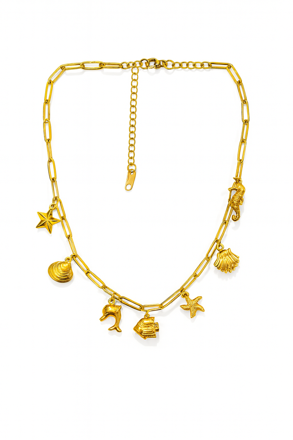 Aqua Charms Necklace