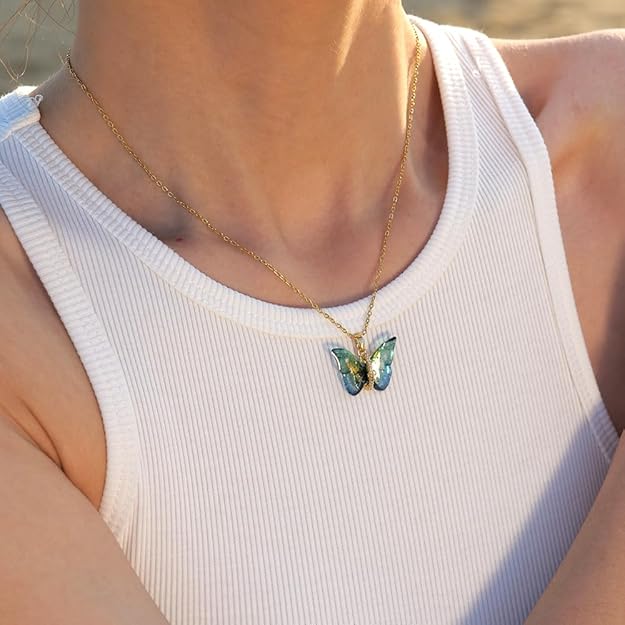 Ocean Butterfly Necklace