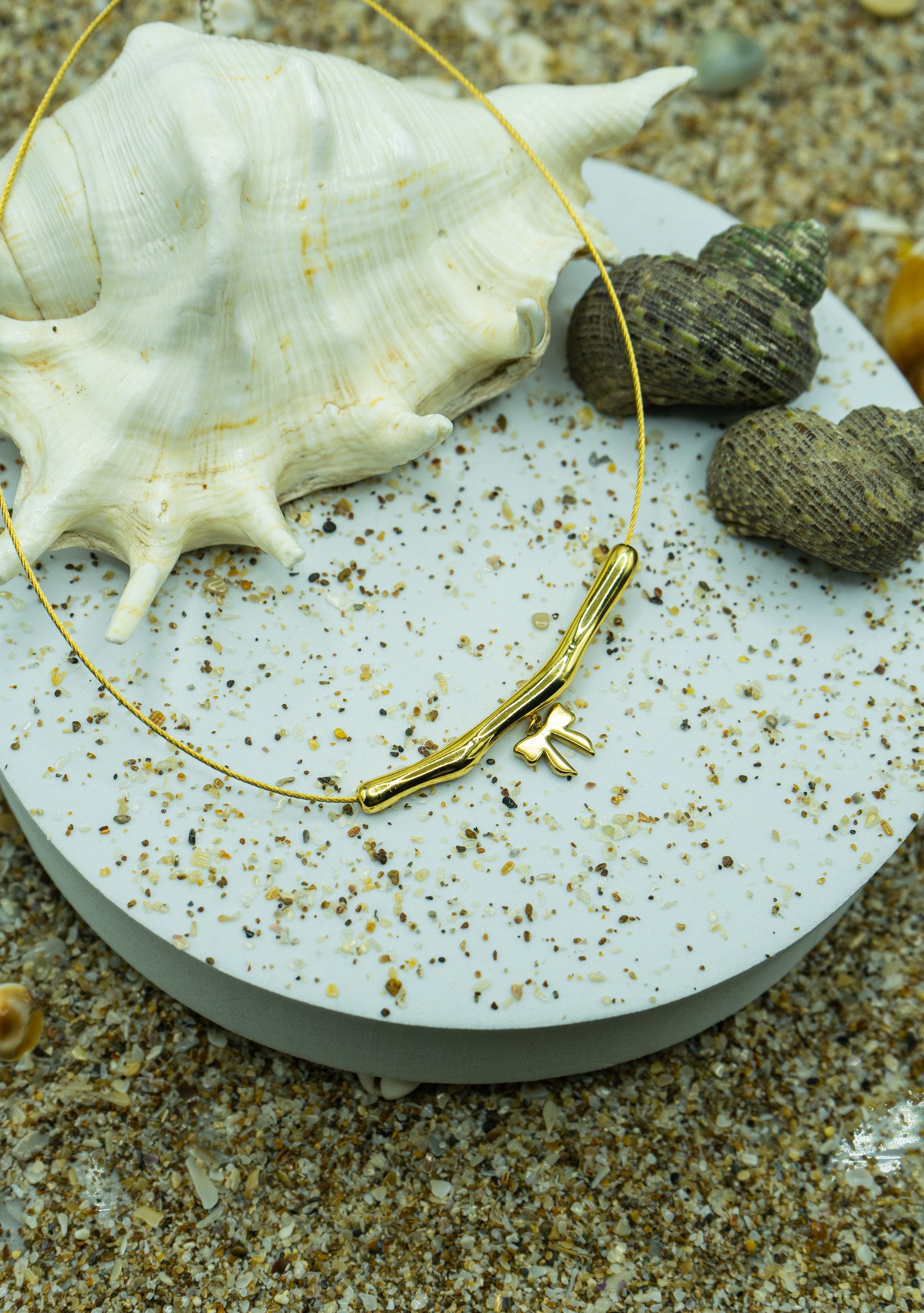 Serene Branch Necklace, gold-plated, hypoallergenic, anti-tarnish