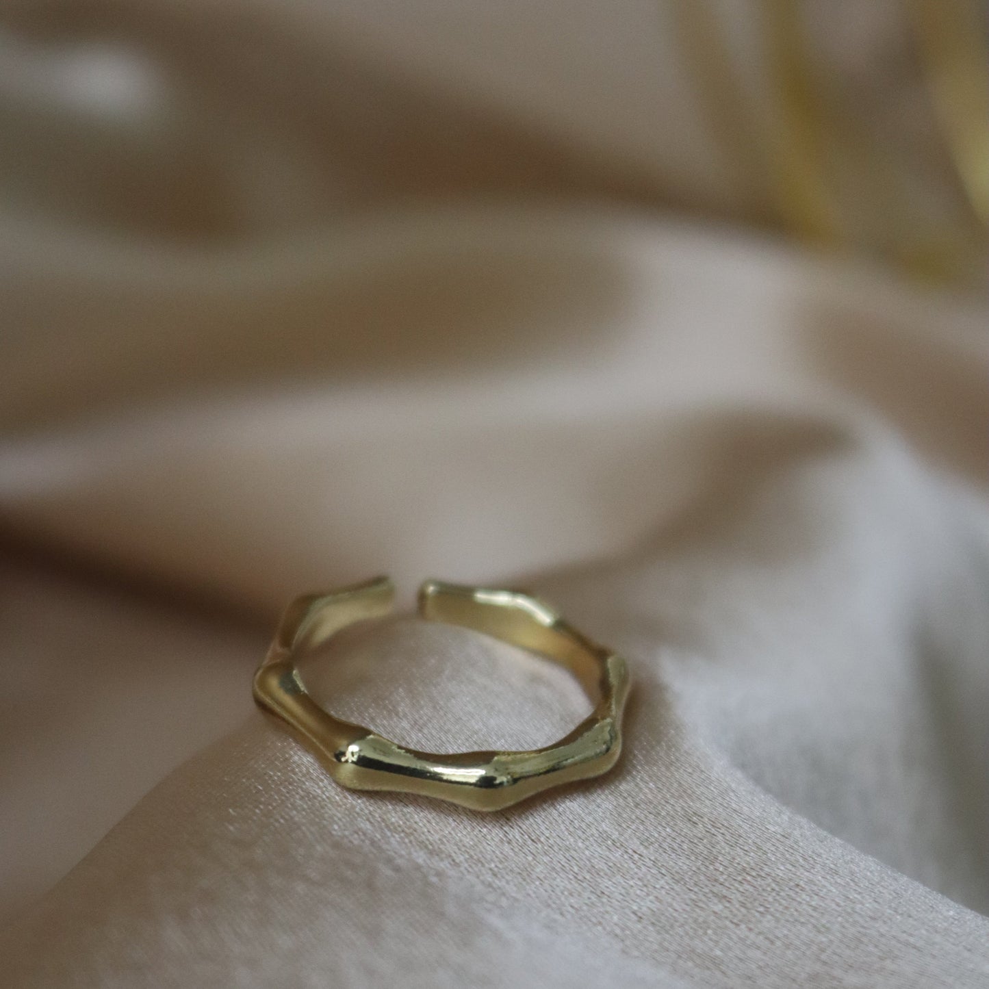 Modern Minimalist Ring - Sleek, Stylish & Timeless | Yellow Gold Plated, Anti-Tarnish, Hypoallergenic Fashion Jewelry