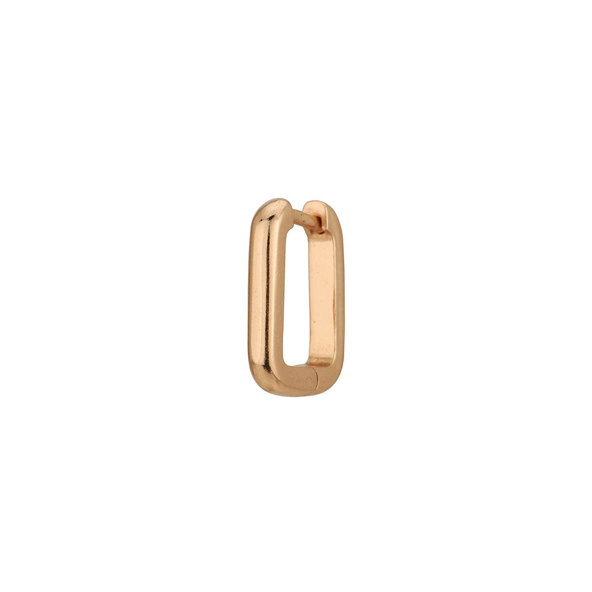 Modern minimalist gold studs with U design