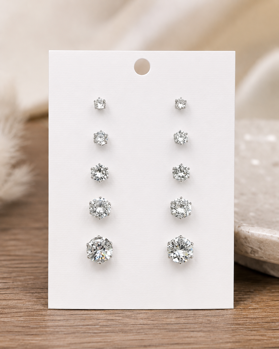 Classic Crystal Stud Set