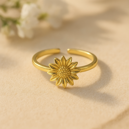 Sunflower Bloom Ring