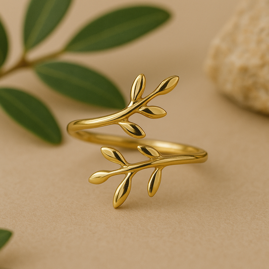 Twining Leaves Ring