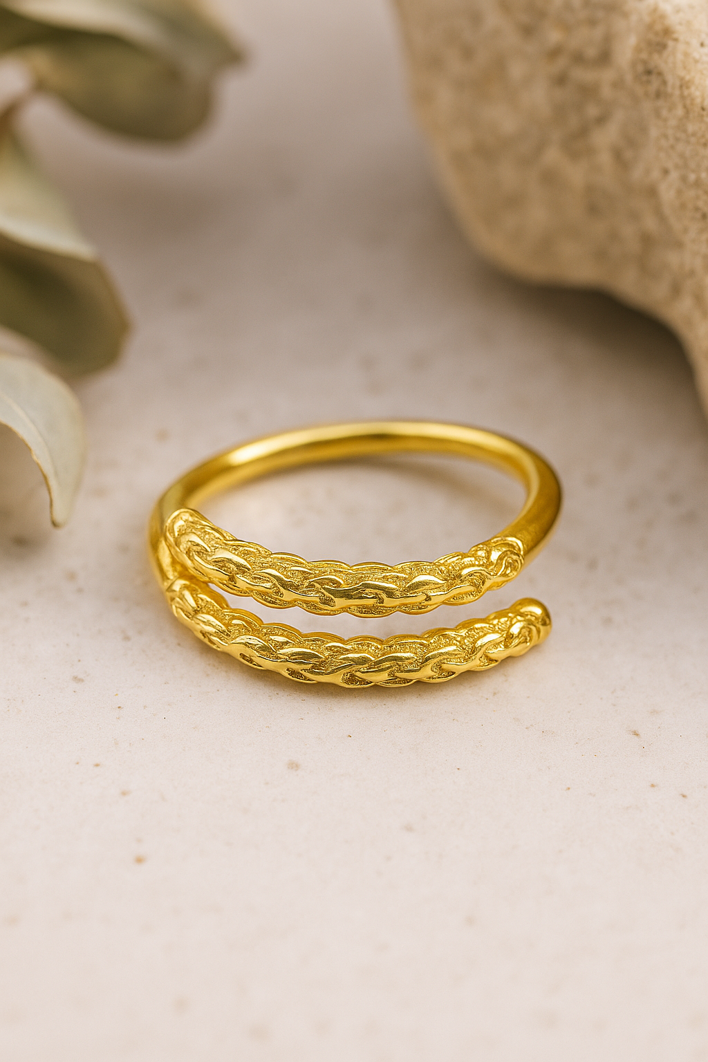 Twisted Vine Ring