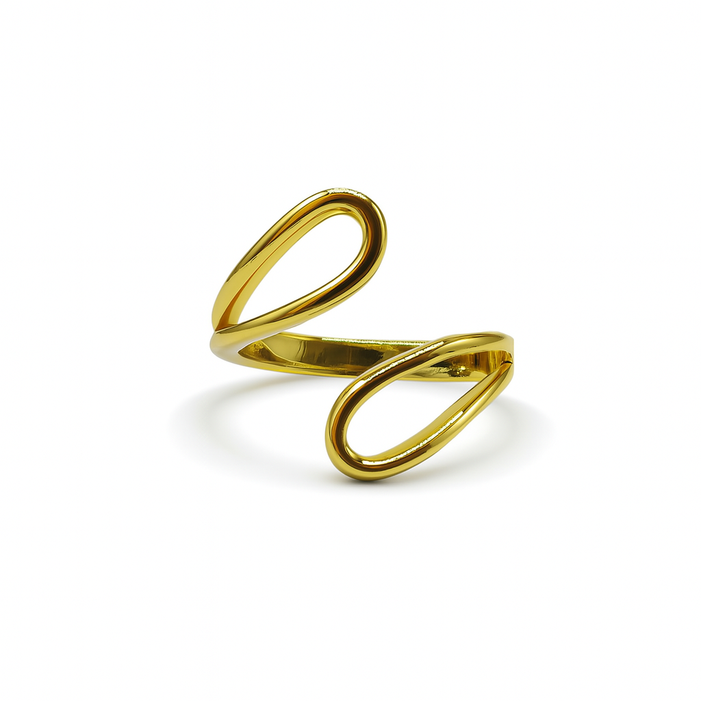 Flowing Curve Ring