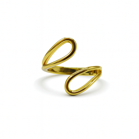 Flowing Curve Ring