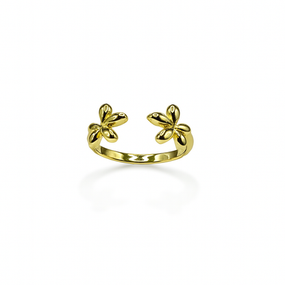 Twin Flora Ring