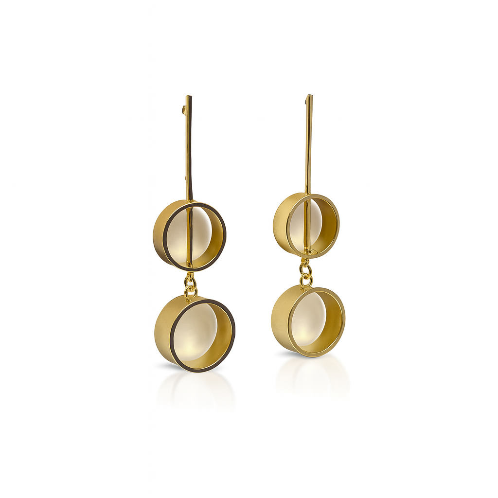 Sphere Dangle Earrings