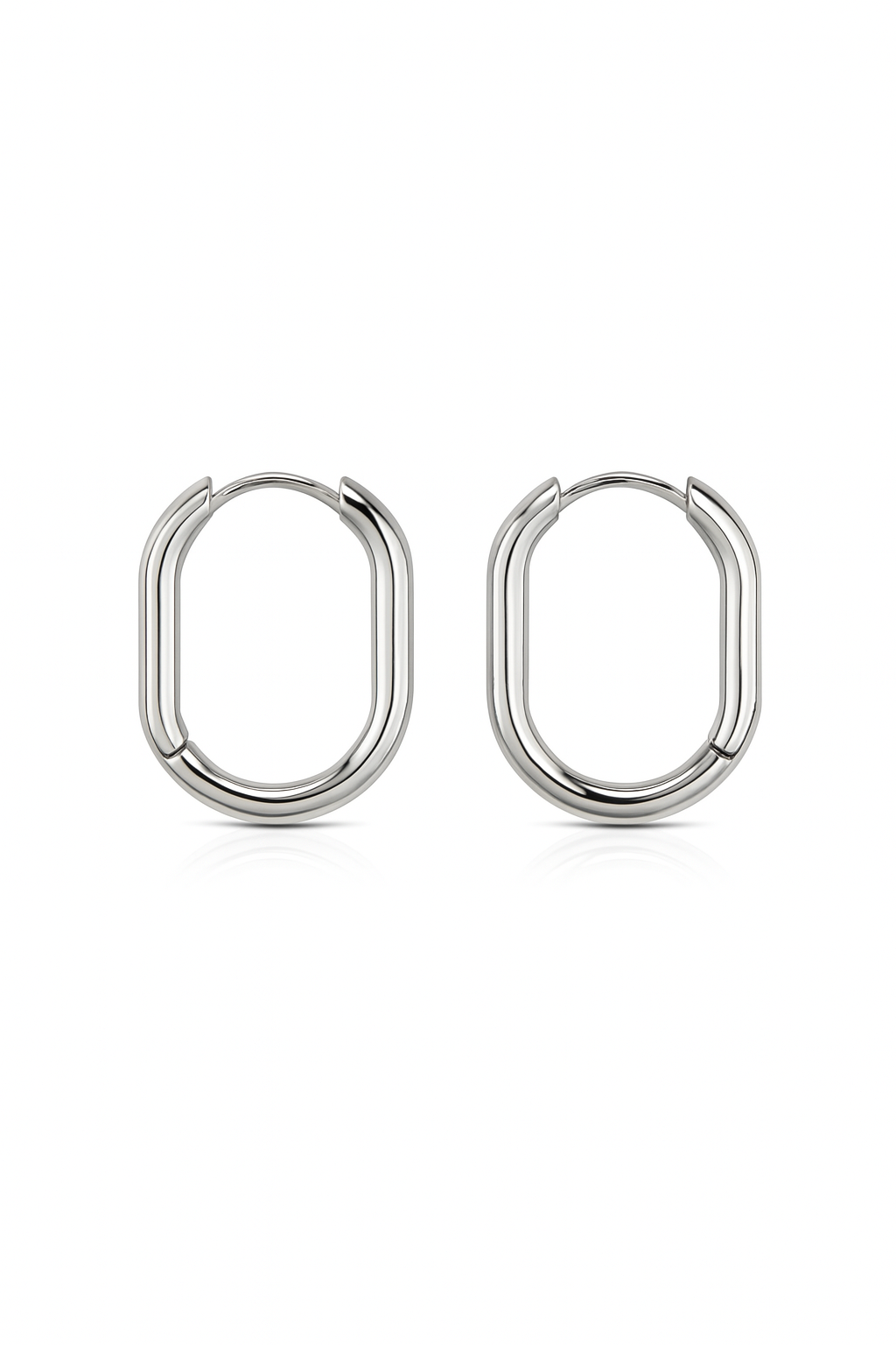 Oval Hoop Earrings