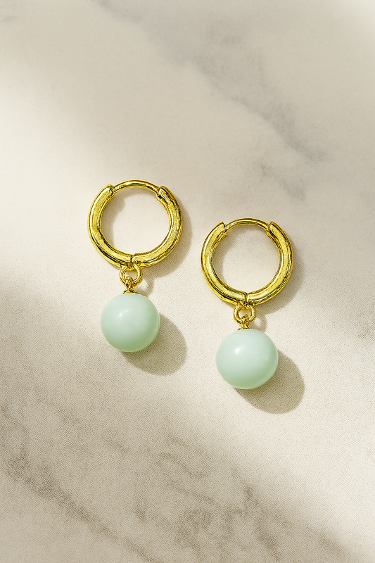 Moonstone Magic Hoop Earrings