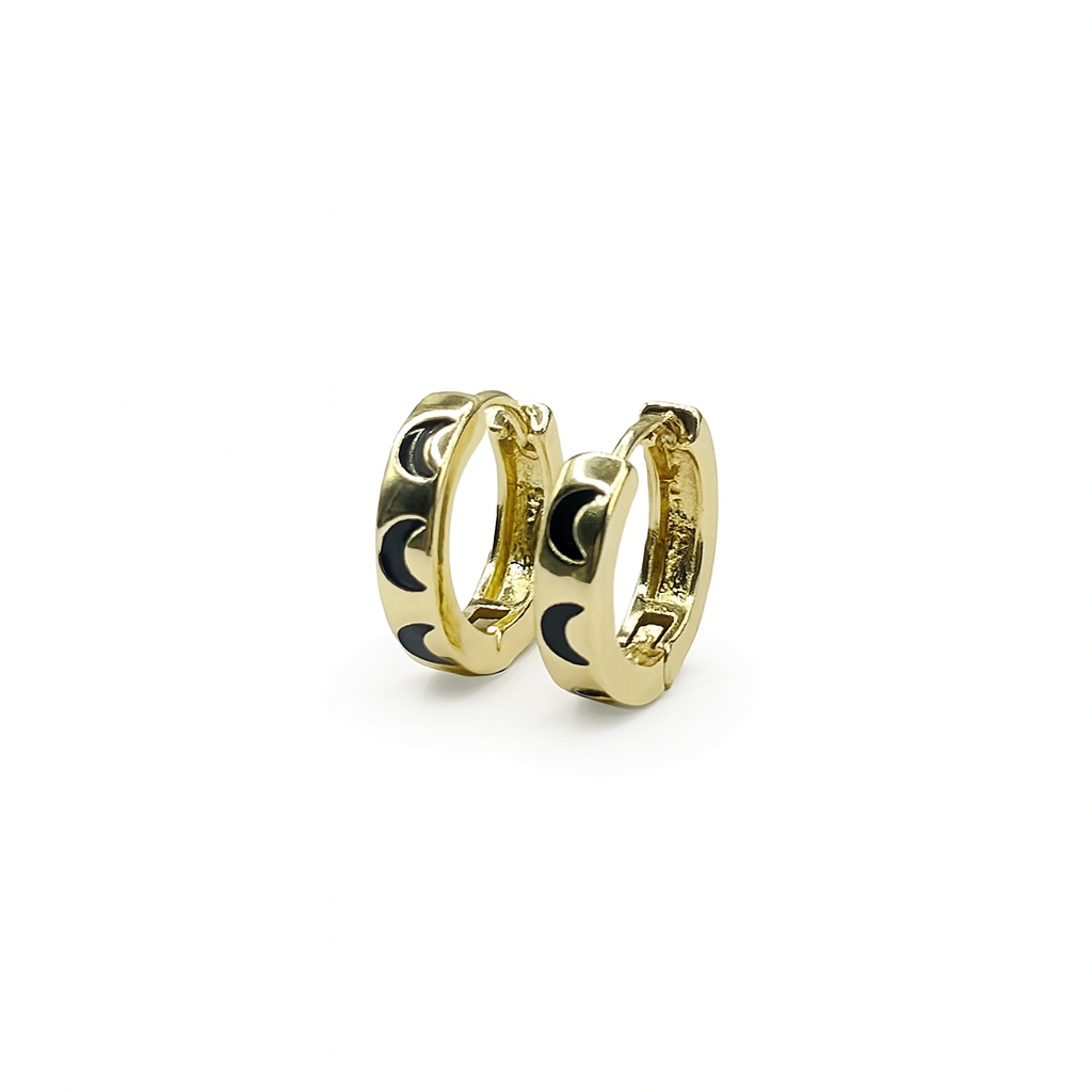 Lunar Hoop Earrings