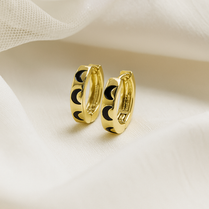 Lunar Hoop Earrings