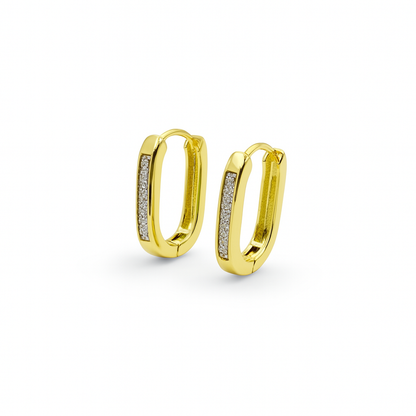 Shimmer Arc Hoops