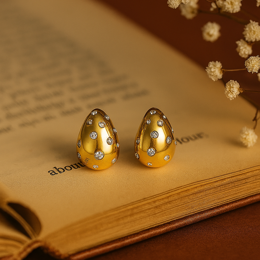 Sparkling Drop Earrings