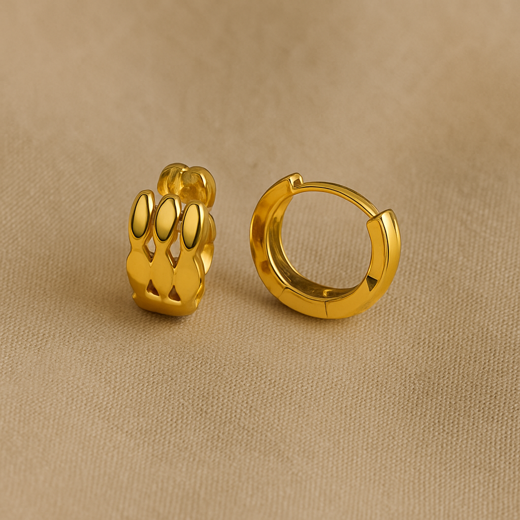 Interlinked Hoop Earrings