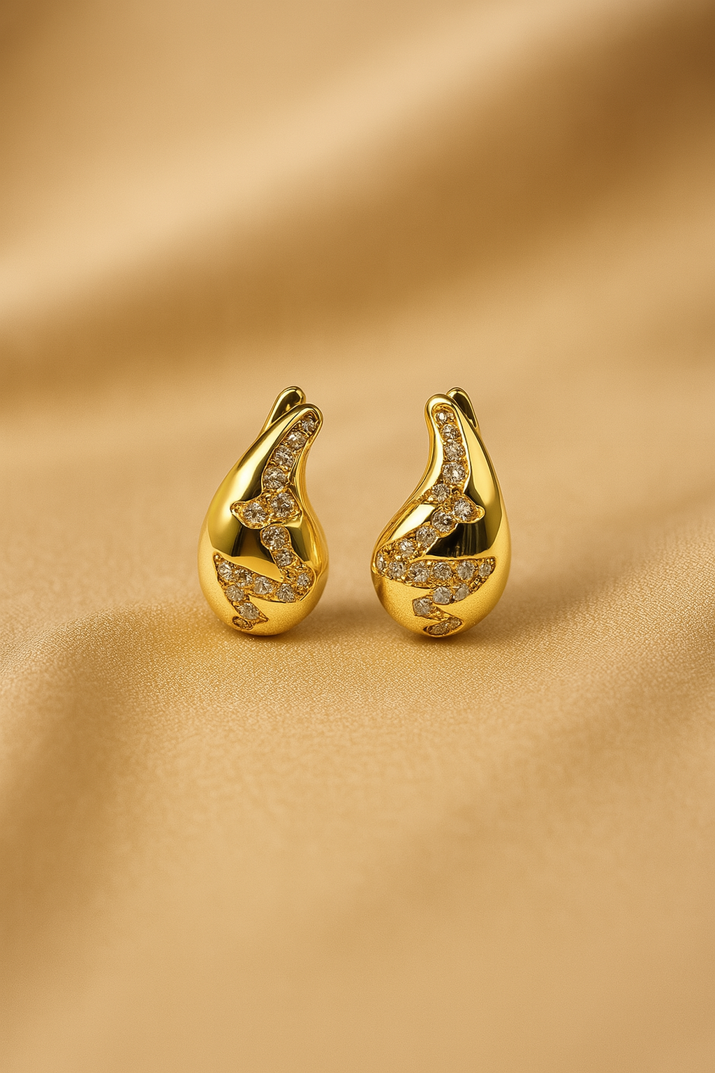 Teardrop Crystal Earrings