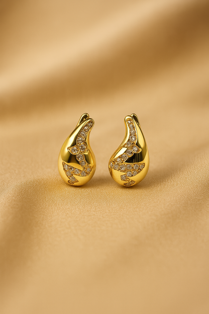 Teardrop Crystal Earrings
