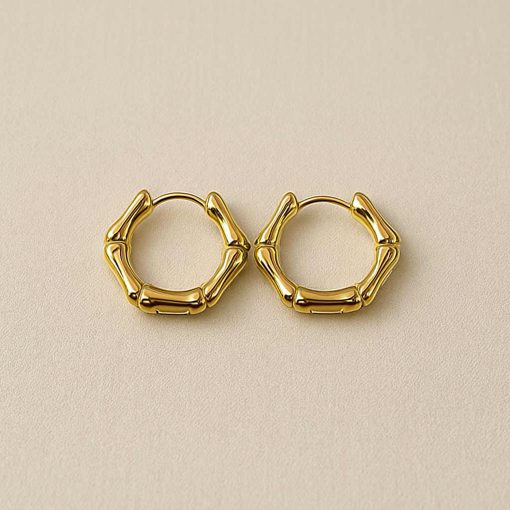 Textured Hoop Earrings