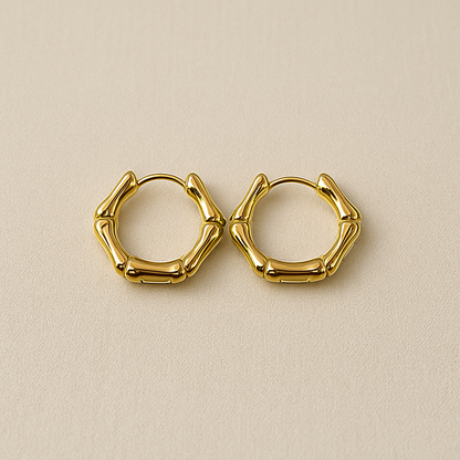 Textured Hoop Earrings