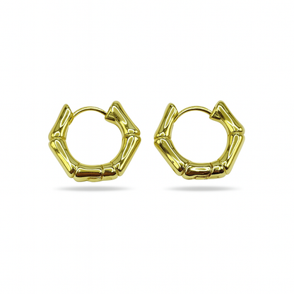 Textured Hoop Earrings