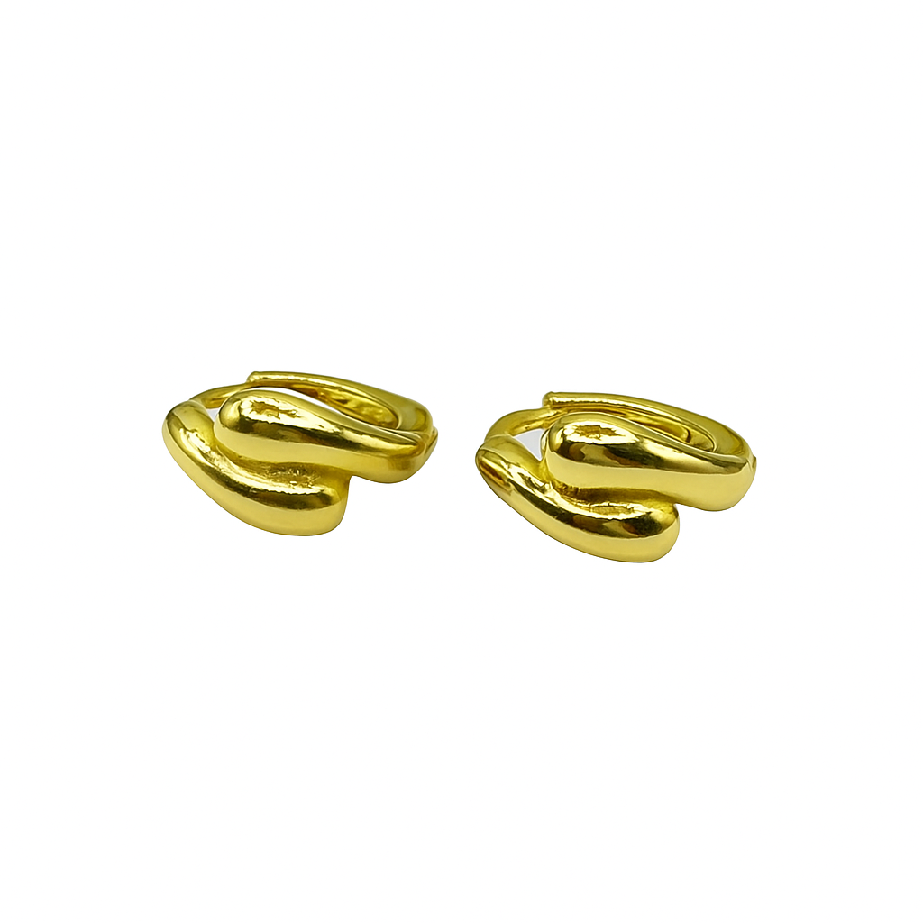 Serene Curl Hoops