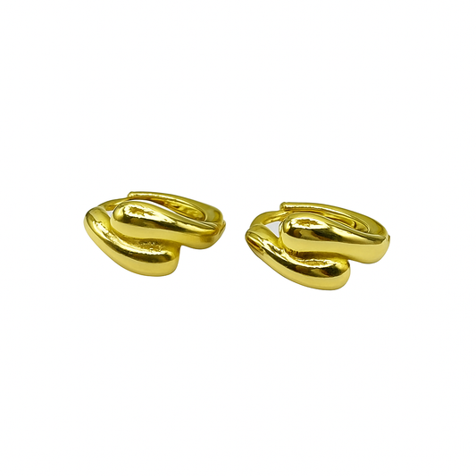 Serene Curl Hoops