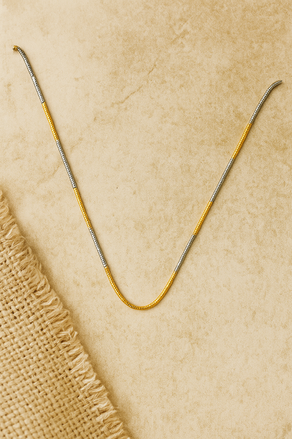 Two-Tone Chain Necklace