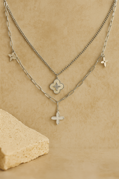 Silver Blooming Necklace