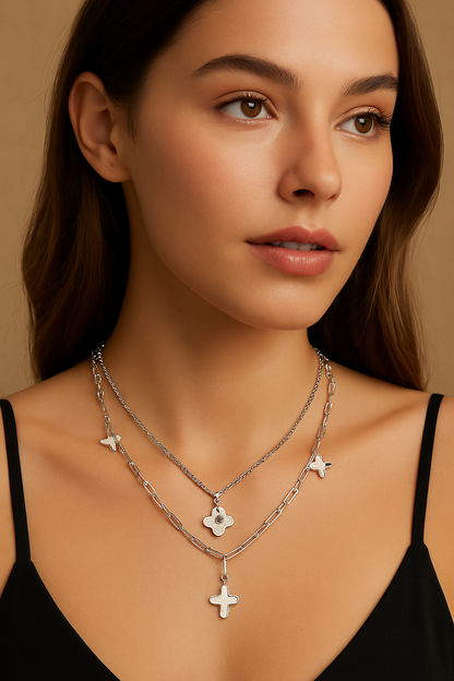 Silver Blooming Necklace