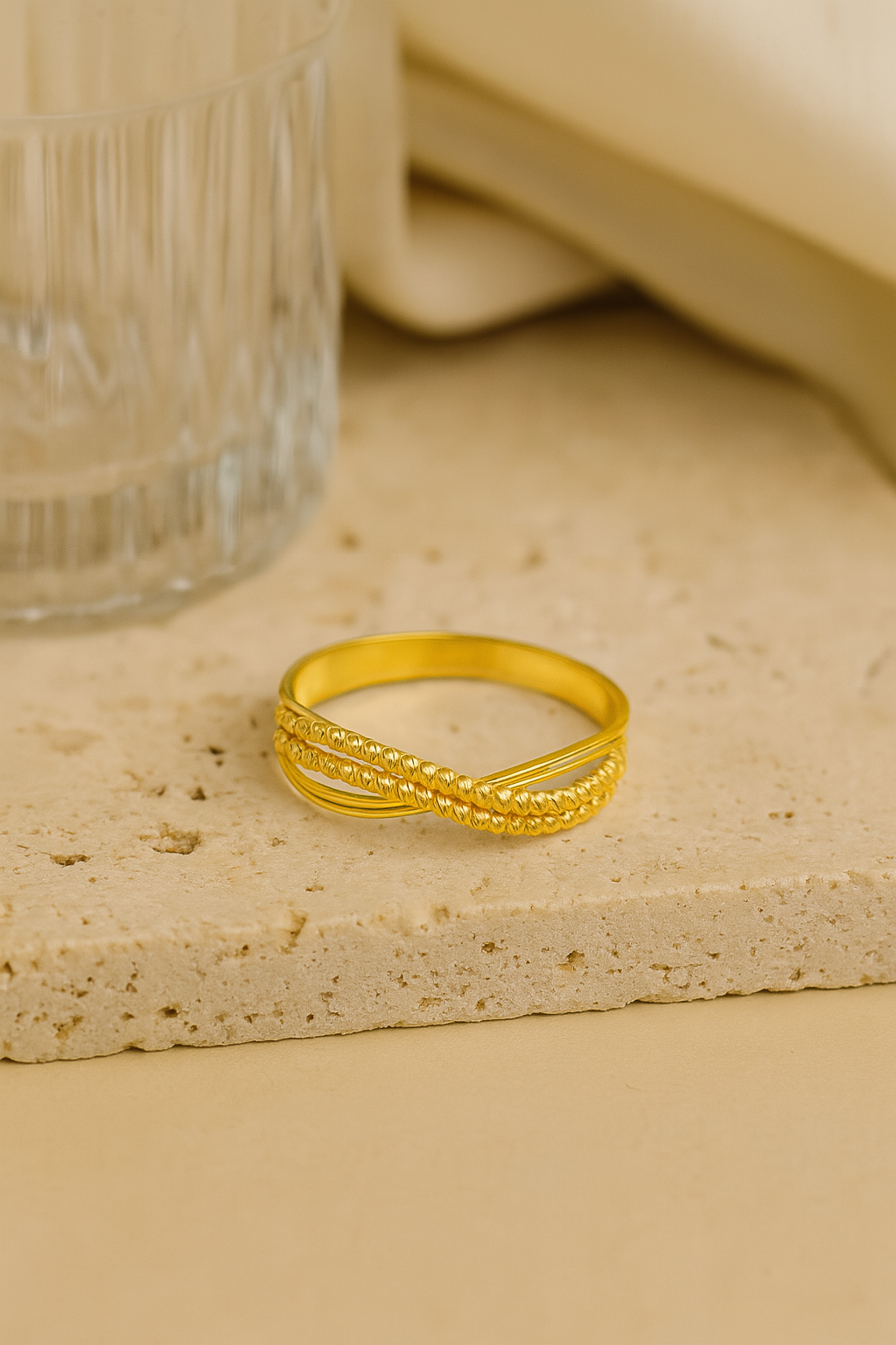 Beaded Gold Bracelet