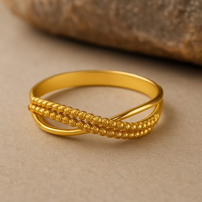 Beaded Gold Bracelet