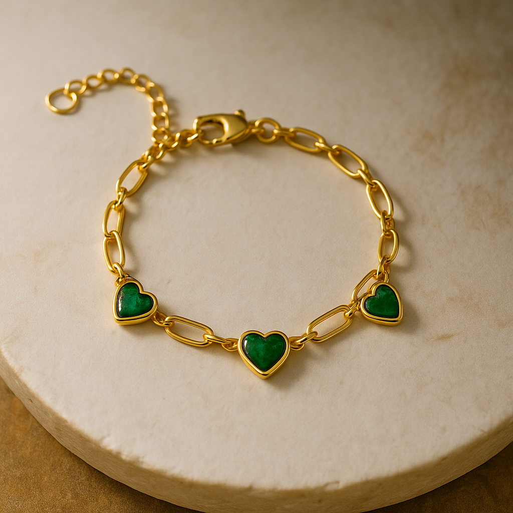 Heart Charm Bracelet