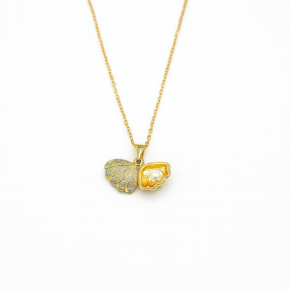 Crystal Shell Necklace
