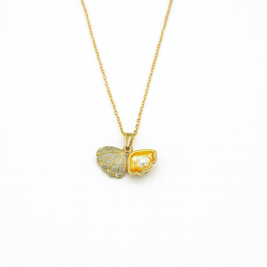 Crystal Shell Necklace