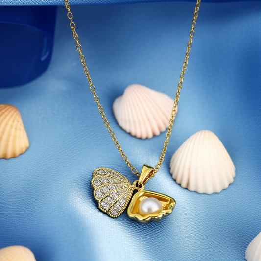 Crystal Shell Necklace