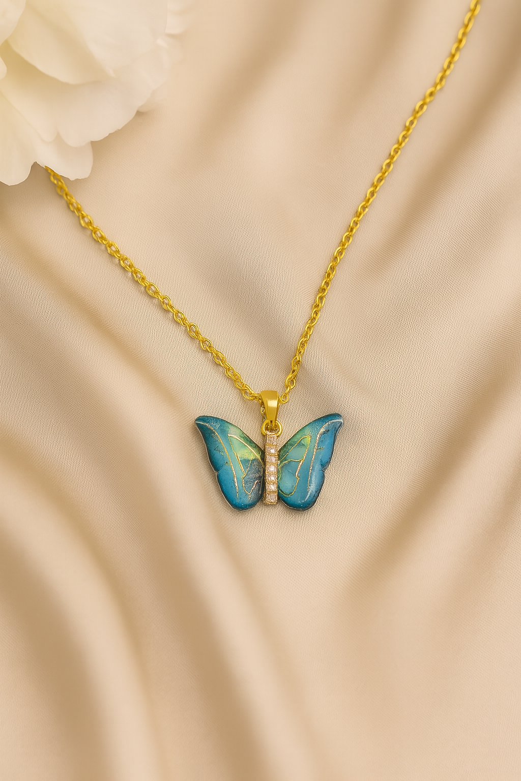 Ocean Butterfly Necklace