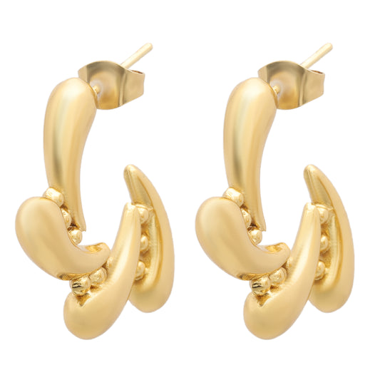Ornate Hoop Earrings