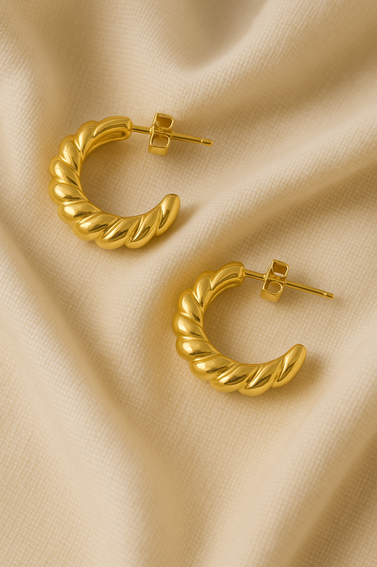 Intricate Hoop Earrings